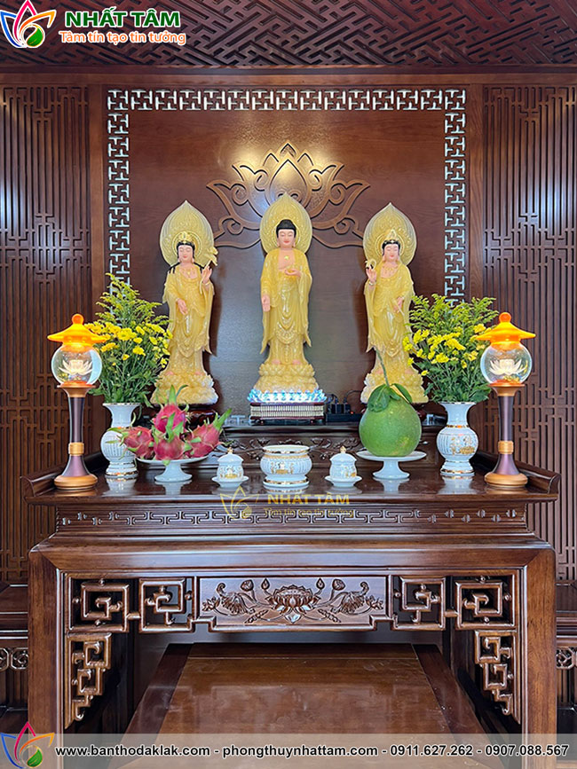 Bàn Thờ Tam Thế Phật Mẫu Bd 1023